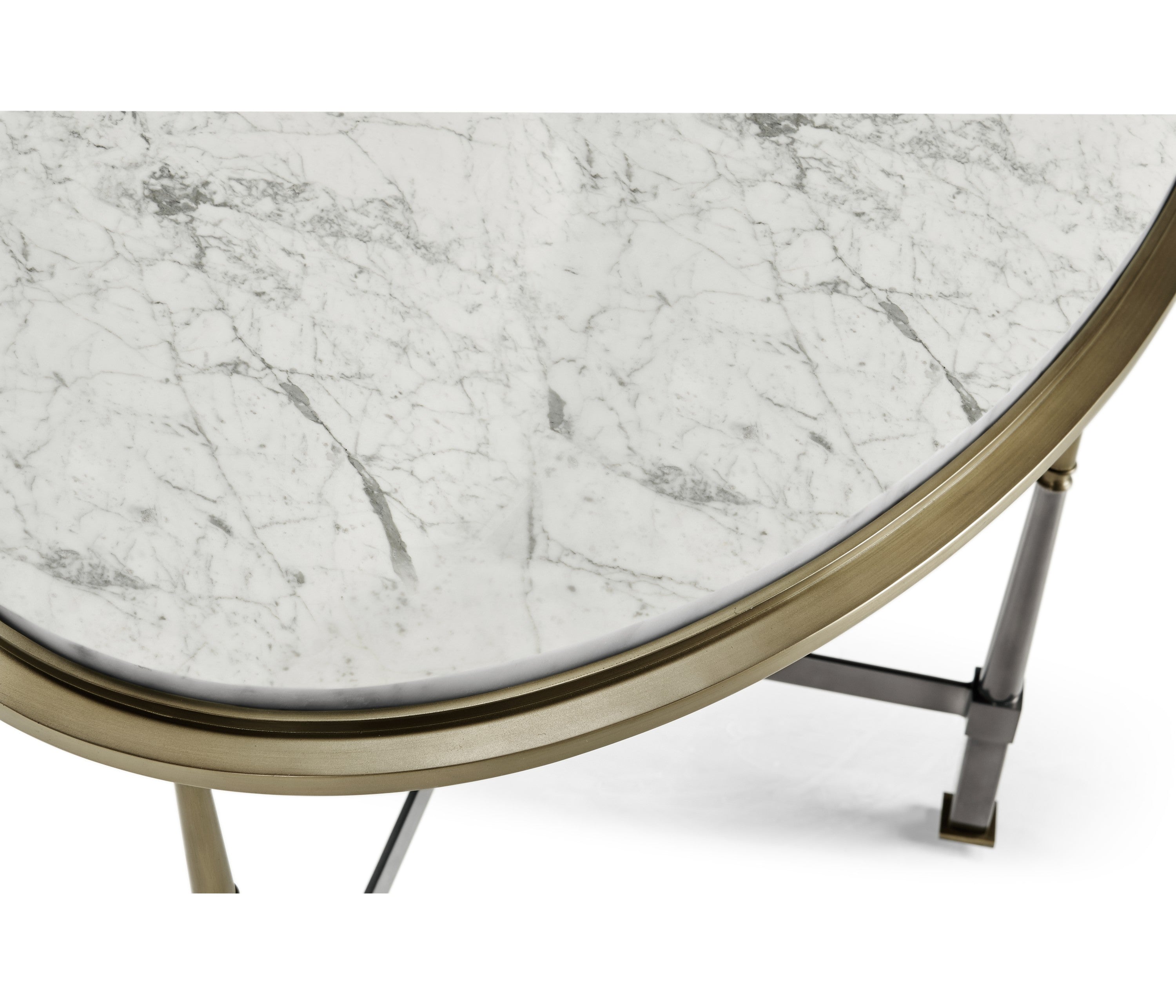 Jonathan Charles Hamilton Oval Cocktail Table ( 496064-SDG-M025 )