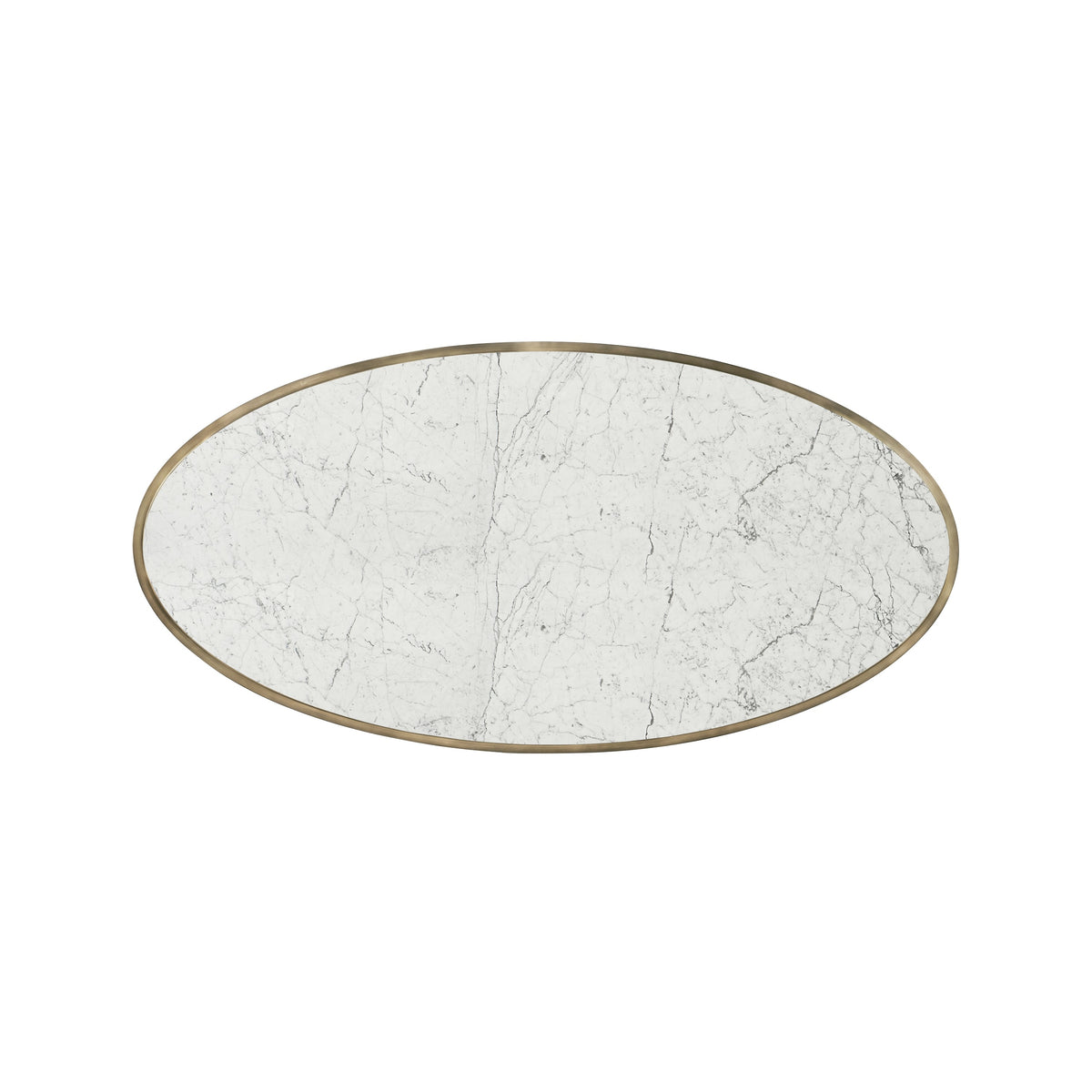 Jonathan Charles Hamilton Oval Cocktail Table ( 496064-SDG-M025 )