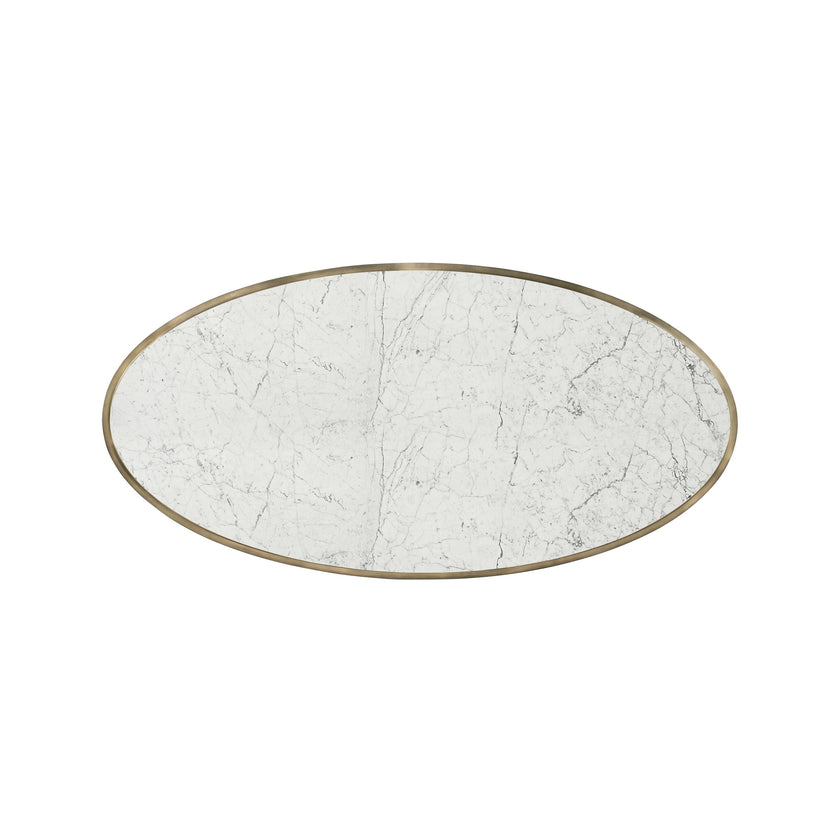 Jonathan Charles Hamilton Oval Cocktail Table ( 496064-SDG-M025 )
