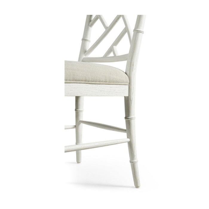 Jonathan Charles Saros Chippendale Bamboo Side Chair - Set of 2