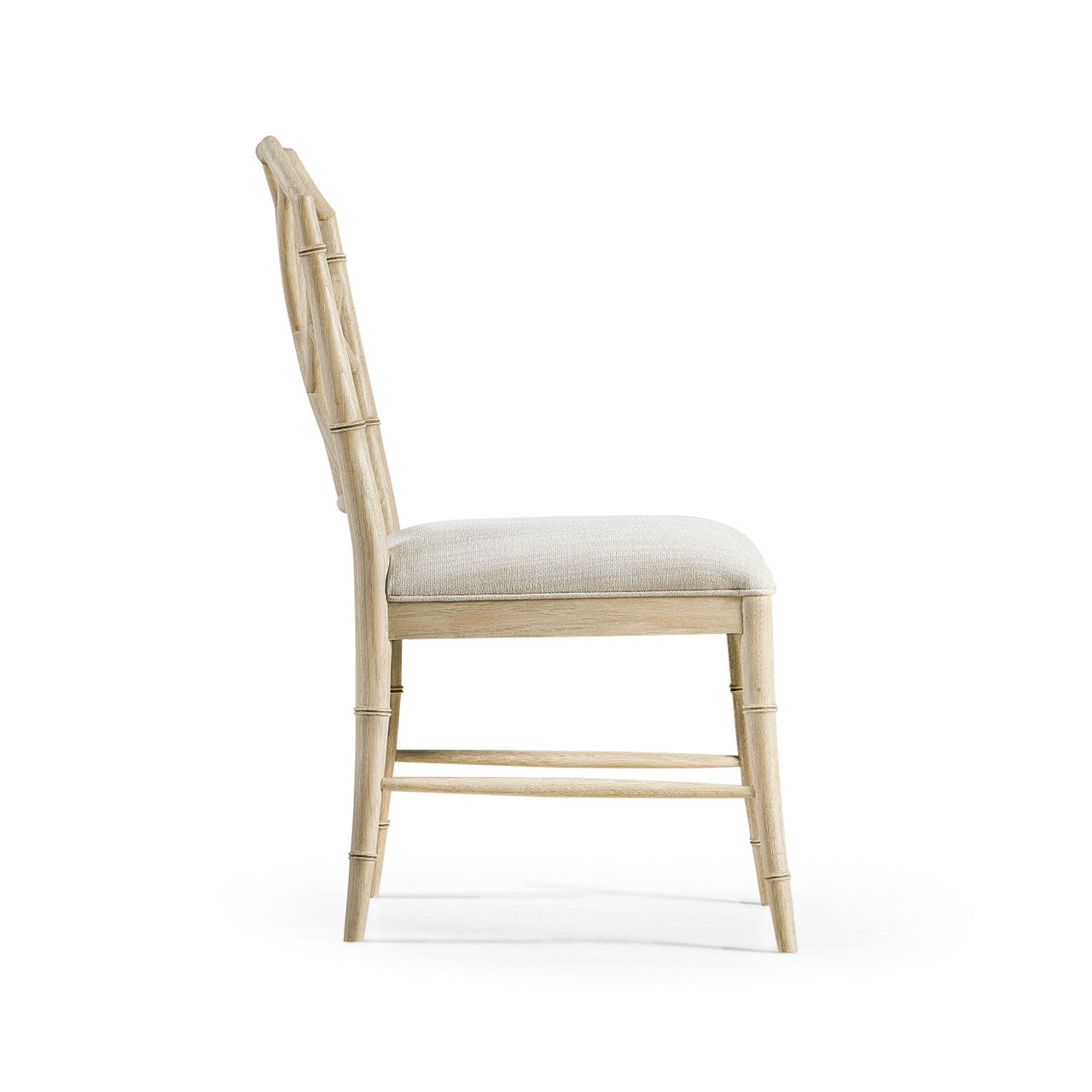 Jonathan Charles Saros Chippendale Bamboo Side Chair - Set of 2