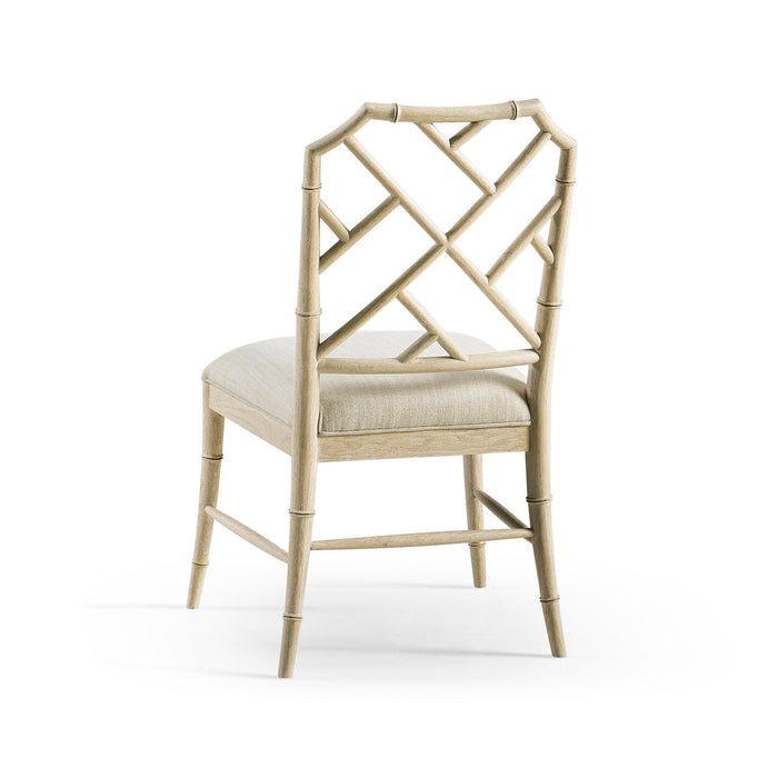 Jonathan Charles Saros Chippendale Bamboo Side Chair - Set of 2