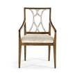 Jonathan Charles Osborne Shield Back Arm Chair - Set of 2