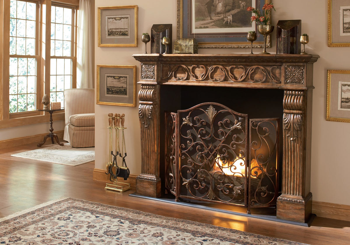 Ambella Rockefeller 3-Panel Fireplace Screen