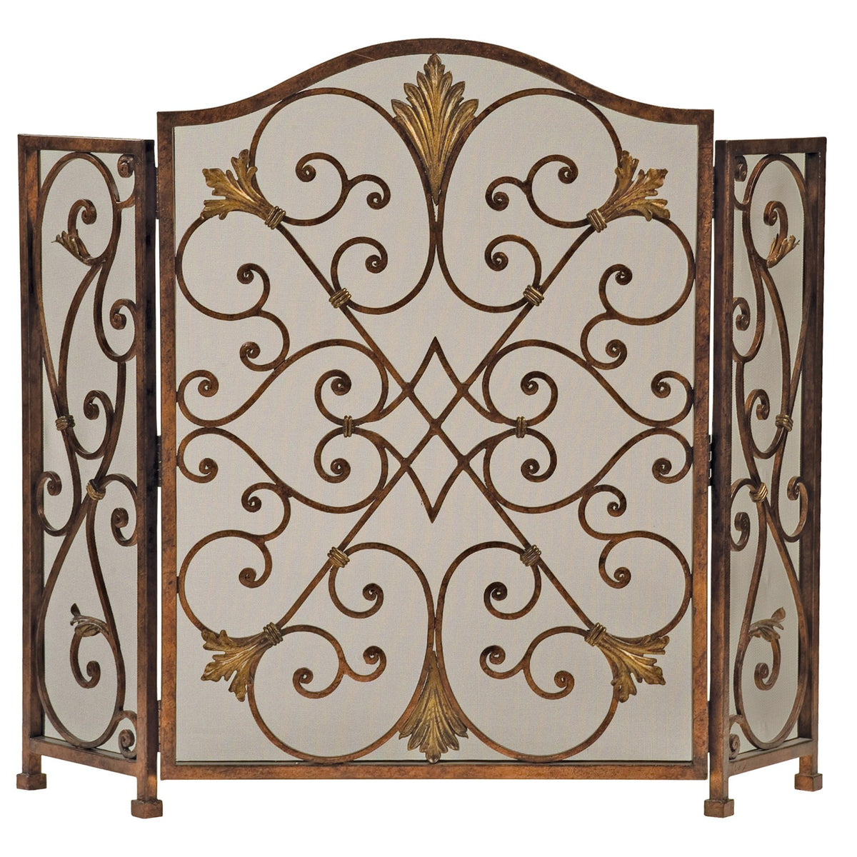 Ambella Rockefeller 3-Panel Fireplace Screen