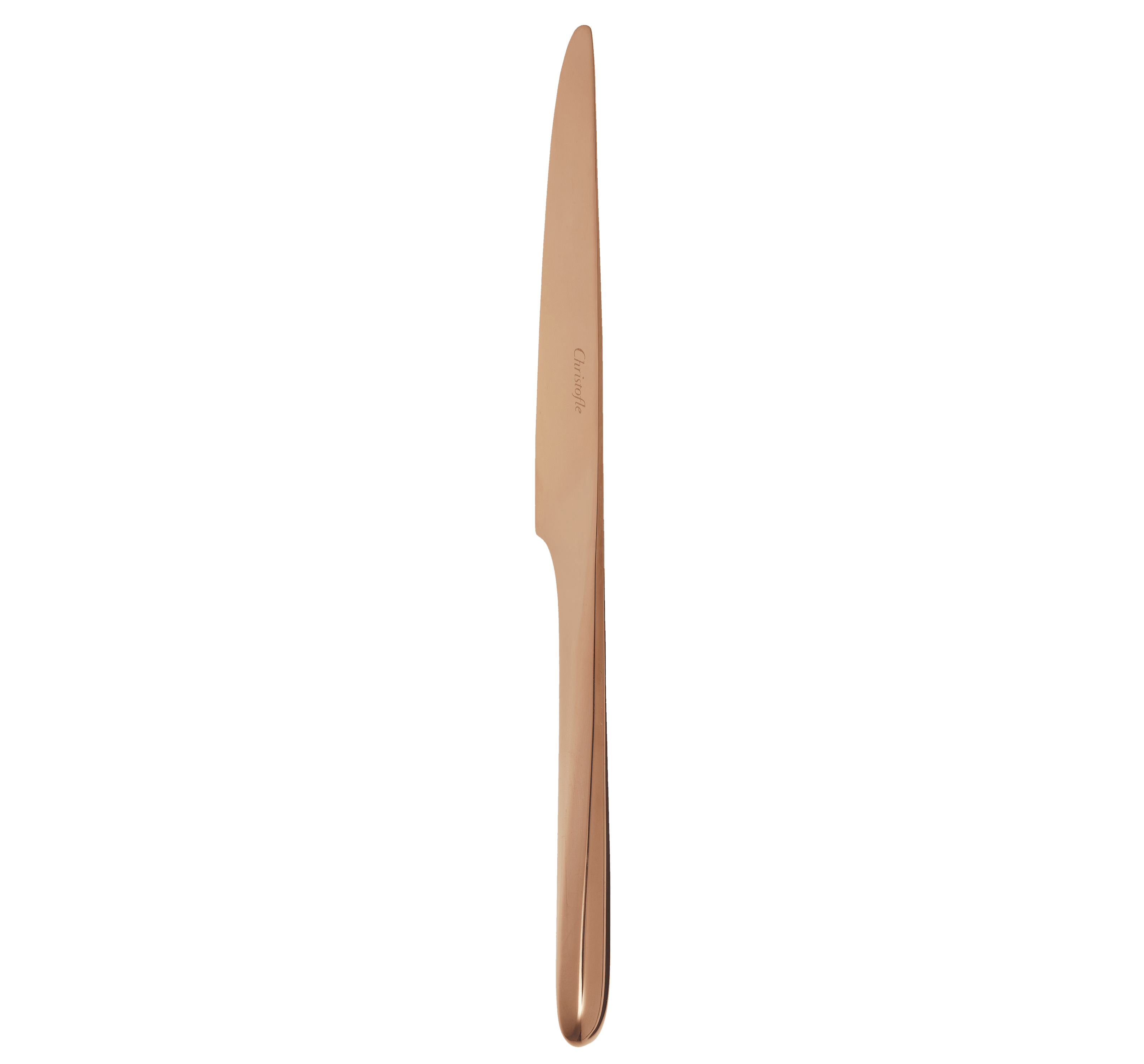 Christofle L'Ame de Christofle Stainless Steel- PVD Serrated Dinner Knife Copper