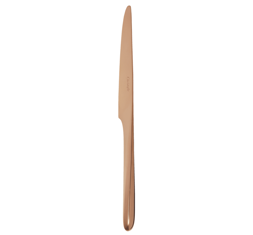 Christofle L'Ame de Christofle Stainless Steel- PVD Serrated Dinner Knife Copper