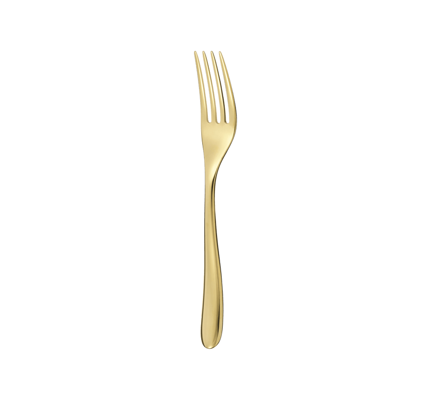 Christofle L'Ame de Christofle Stainless Steel- PVD Dessert Fork Gold