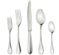 Christofle Steel Perles 5-Piece Stainless Steel Flatware Set