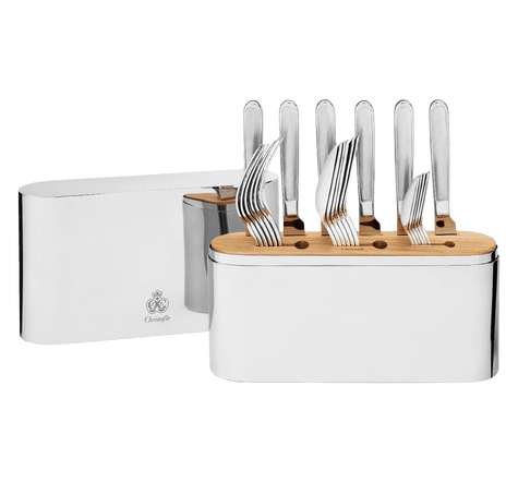 Christofle Concorde 24-Piece Flatware Set