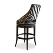 Ambella Zebrano Swivel Barstool