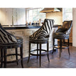 Ambella Zebrano Swivel Barstool