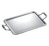 Christofle Malmaison Silver-Plated Rectangular Serving Tray with Handles