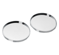 Christofle K+T Silver Plated 2 Glass Coasters
