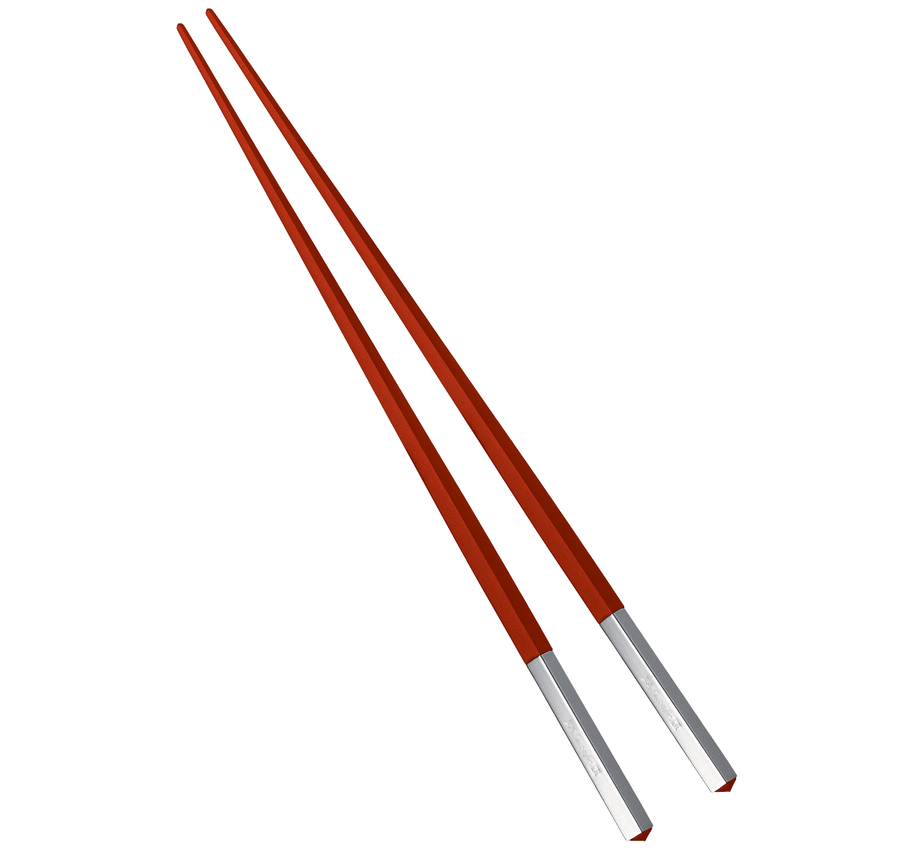 Christofle Uni Silver Plated Japanese Chopsticks - Set of 2