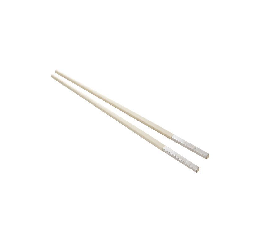 Christofle Uni Silver Plated Chinese Chopsticks And Chopstick Rests - Set of 2