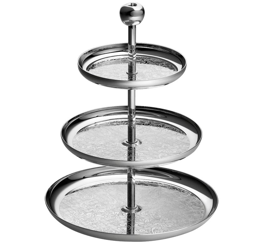 Christofle Jardin d'Eden Silver Plated Pastry Strand