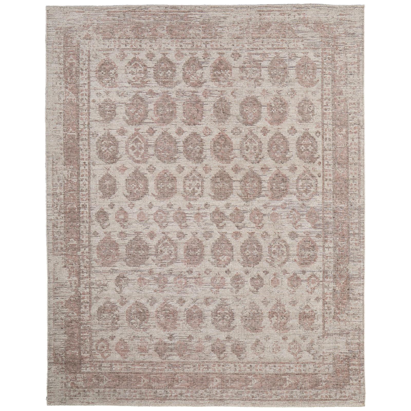 Feizy Loralai 8A66F Traditional Oriental Rug in Red/Ivory