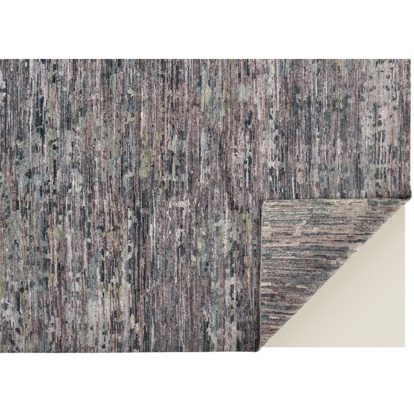 Feizy Conroe 6823F Modern Abstract in Blue/Gray