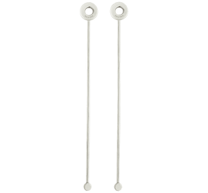 Christofle Oh de Christofle Stainless Steel Cocktail Stirrers - Set of 2