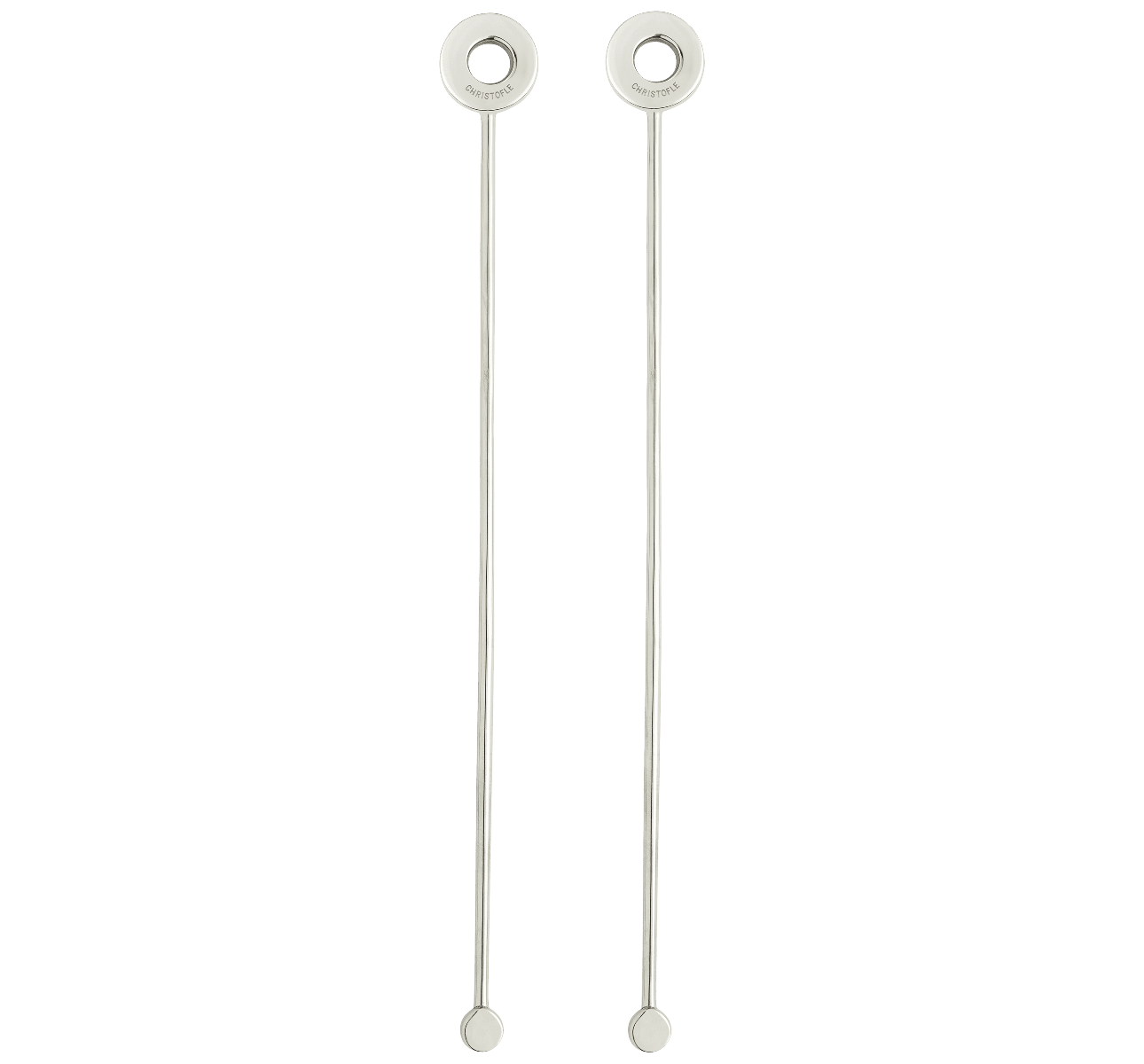 Christofle Oh de Christofle Stainless Steel Cocktail Stirrers - Set of 2