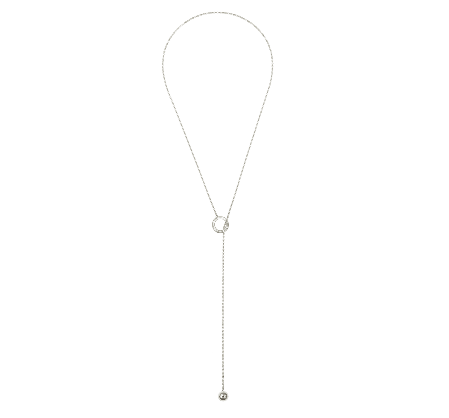 Christofle Idole de Christofle Sterling Silver Necklace Tie