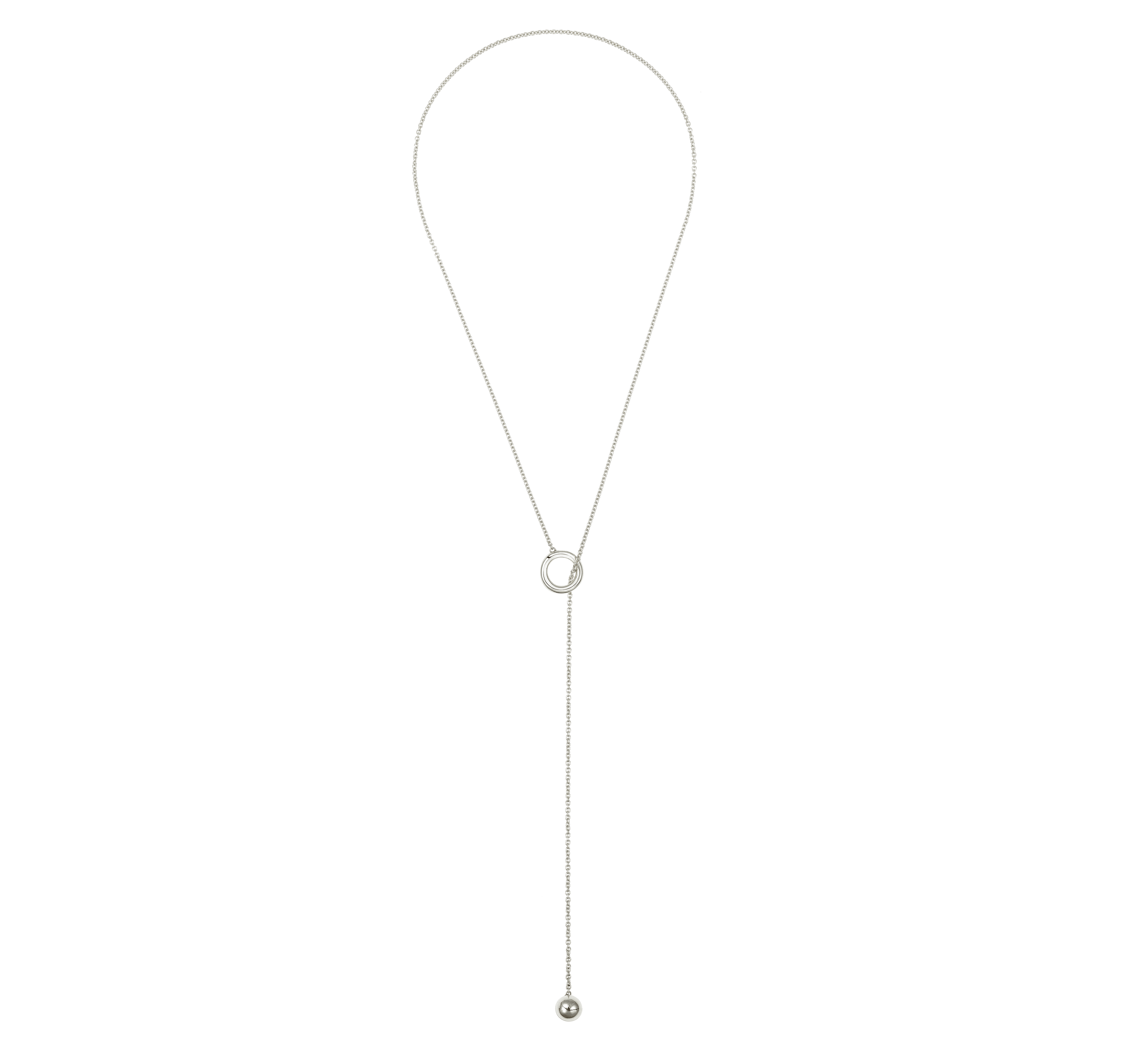 Christofle Idole de Christofle Sterling Silver Necklace Tie