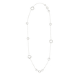 Christofle Idole de Christofle Sterling Silver Multi Ring Long Necklace