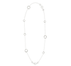 Christofle Idole de Christofle Sterling Silver Multi Ring Long Necklace