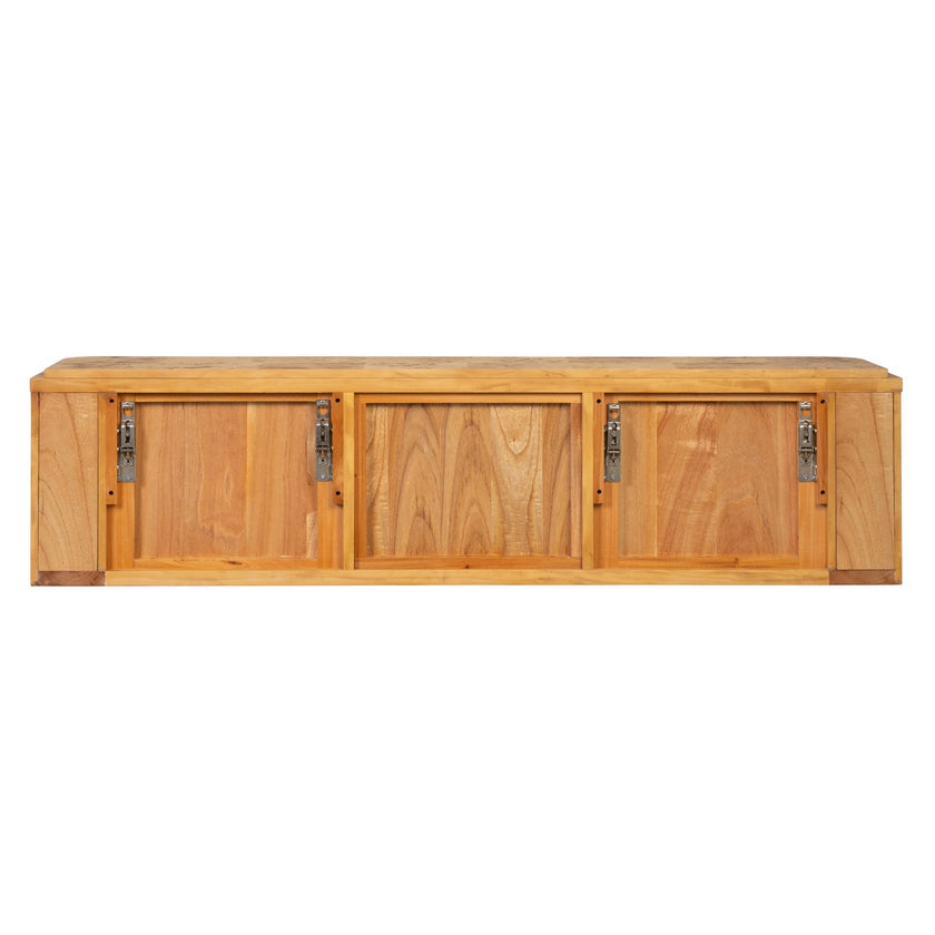 Ambella Naomi Wall Hanging Console - Burl