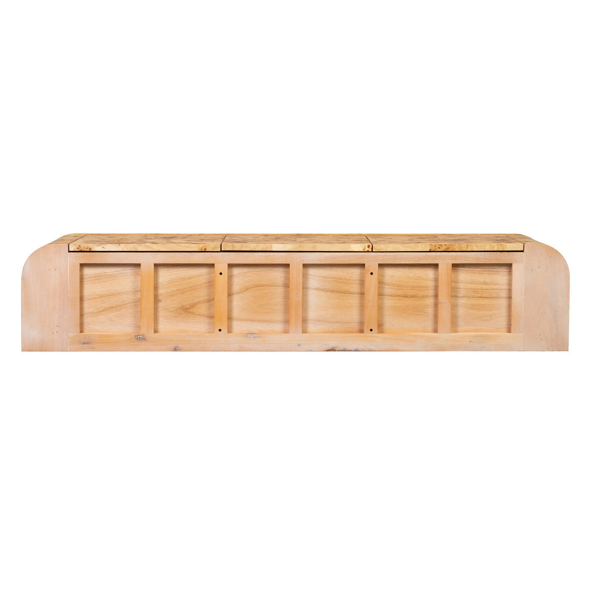 Ambella Naomi Wall Hanging Console - Burl
