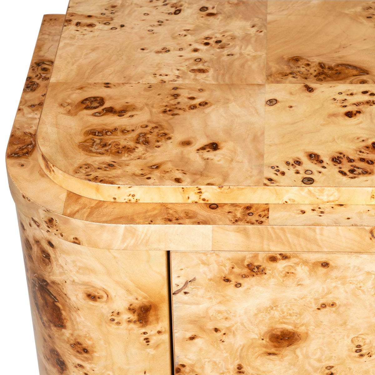 Ambella Naomi Wall Hanging Console - Burl