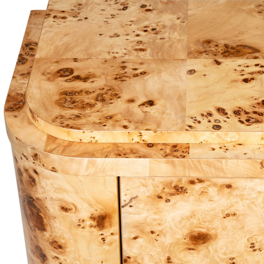 Ambella Naomi Wall Hanging Console - Burl