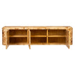 Ambella Naomi Wall Hanging Console - Burl
