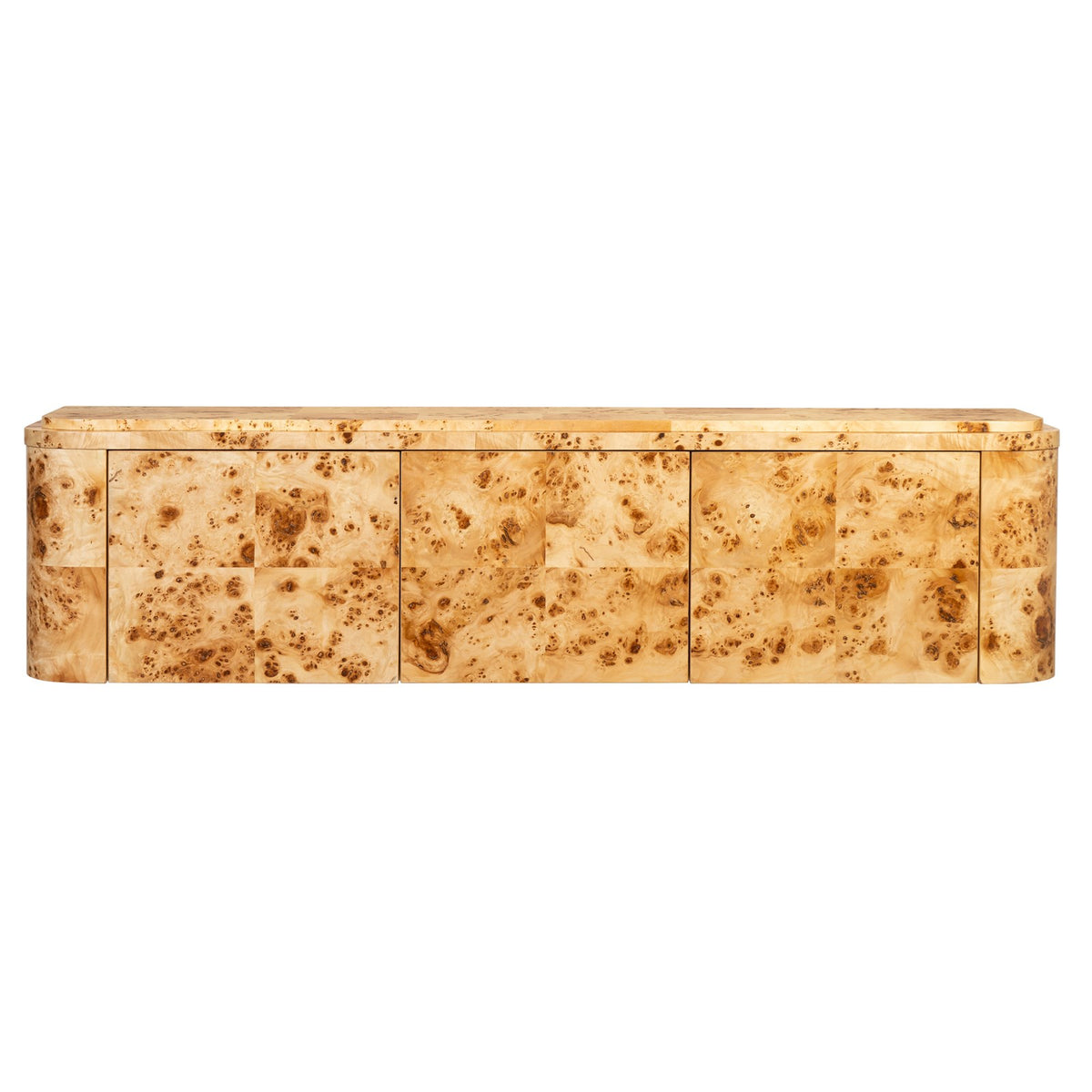 Ambella Naomi Wall Hanging Console - Burl