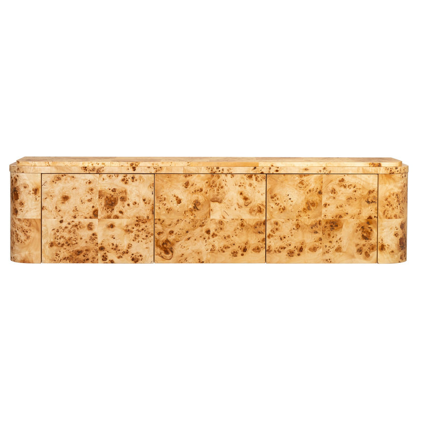 Ambella Naomi Wall Hanging Console - Burl