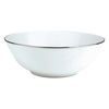 Christofle Albi Porcelain Salad Serving Bowl Platinum