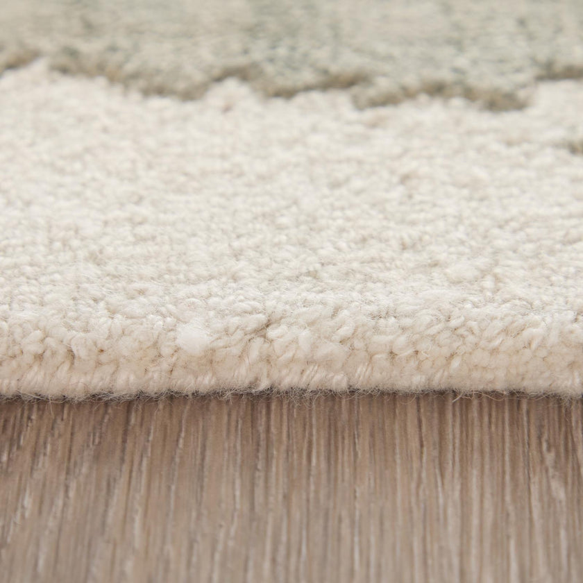 Feizy Kendall 8A62F Modern Abstract Rug in Ivory/Blue/Gray