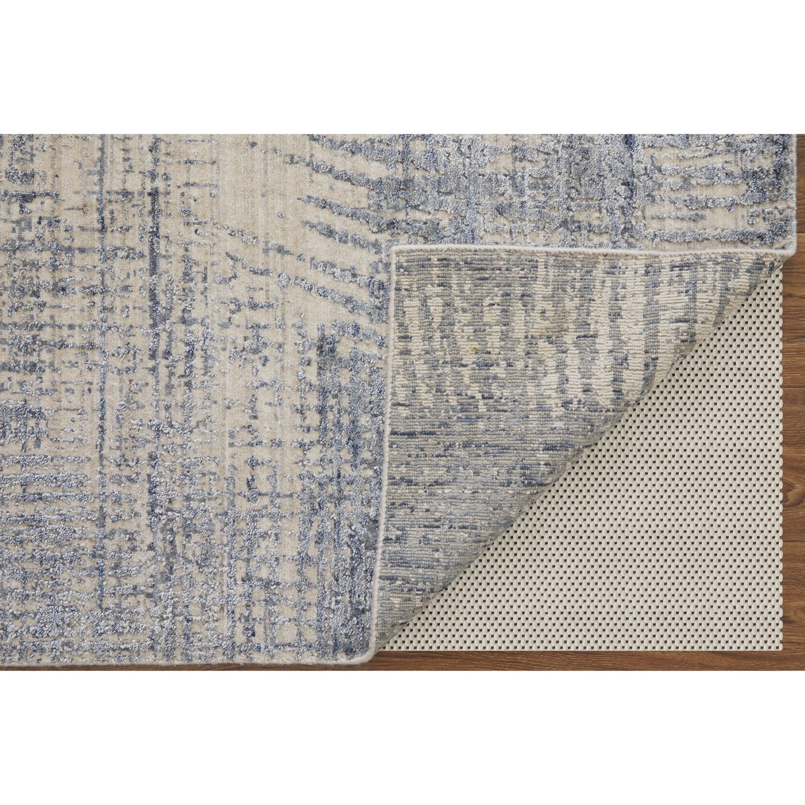 Feizy Eastfield 69AIF Modern Abstract in Blue/Ivory/Gray