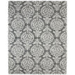 Feizy Belfort 8A26F Traditional Floral & Botanical Rug in Gray/Ivory/Black
