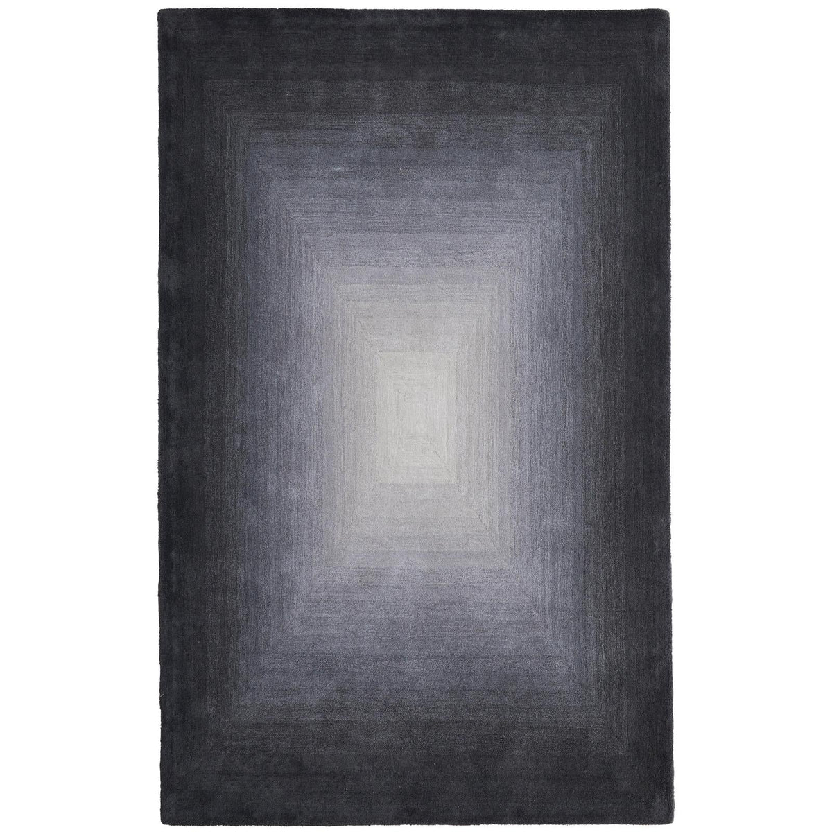 Feizy Katya 8988F Modern Abstract Rug in Black/White/Gray