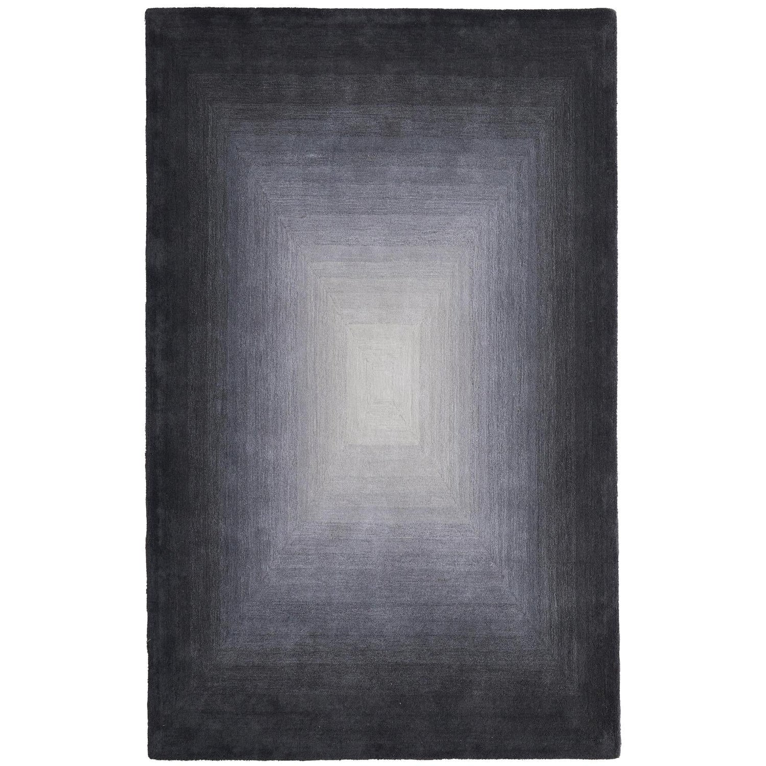 Feizy Katya 8988F Modern Abstract Rug in Black/White/Gray