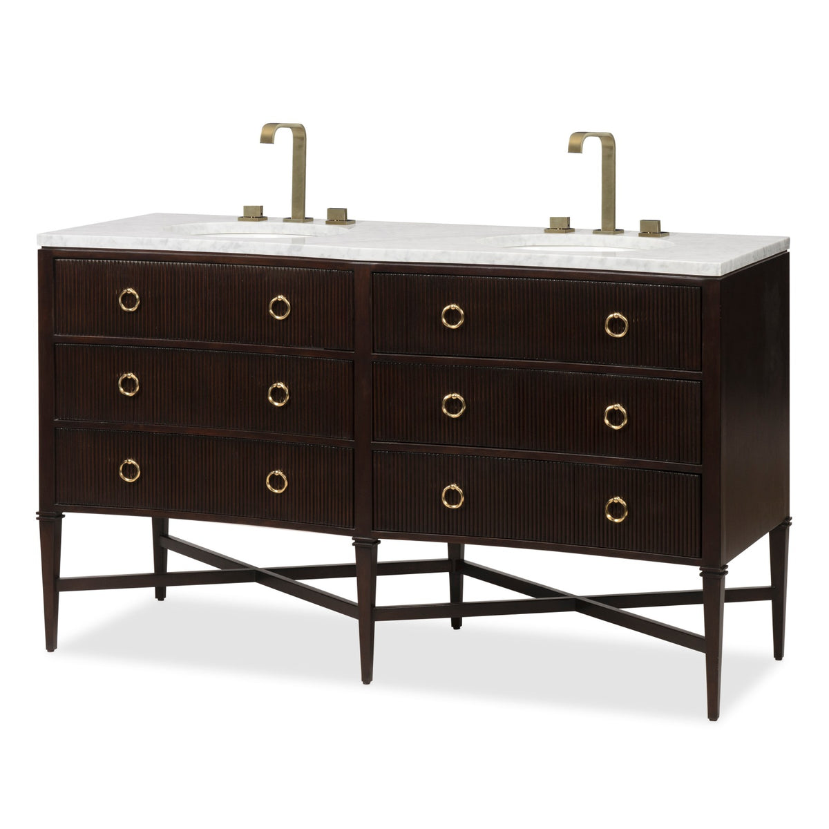 Ambella Reeded Sink Chest - 60" Double