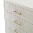 Ambella Shagreen Pyramid Chest - Linen
