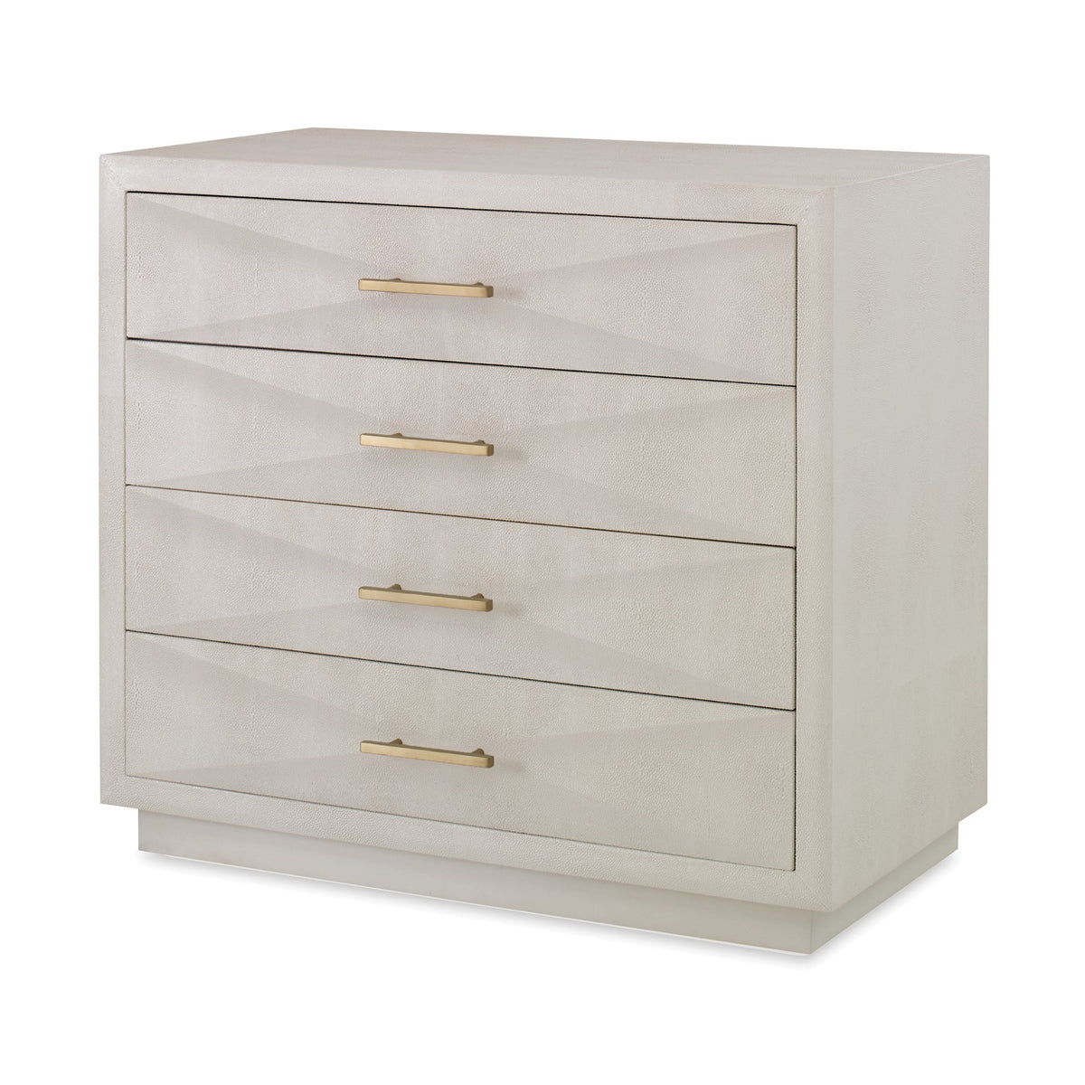 Ambella Shagreen Pyramid Chest - Linen
