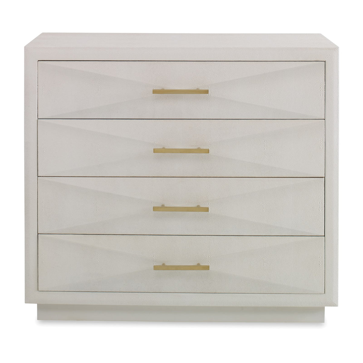 Ambella Shagreen Pyramid Chest - Linen
