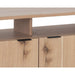 Sunpan Ambrose Modular Media Console And Cabinet - Rustic Oak - Black