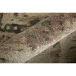 Feizy Eden 39QRF Modern Abstract Rug in Ivory/Blue/Purple