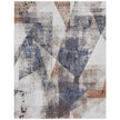 Feizy Gilmore 39MKF Modern Color Block in Blue/Ivory/Taupe
