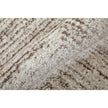 Feizy Vancouver 39NPF Modern Geometric Rug in Ivory/Tan/Brown